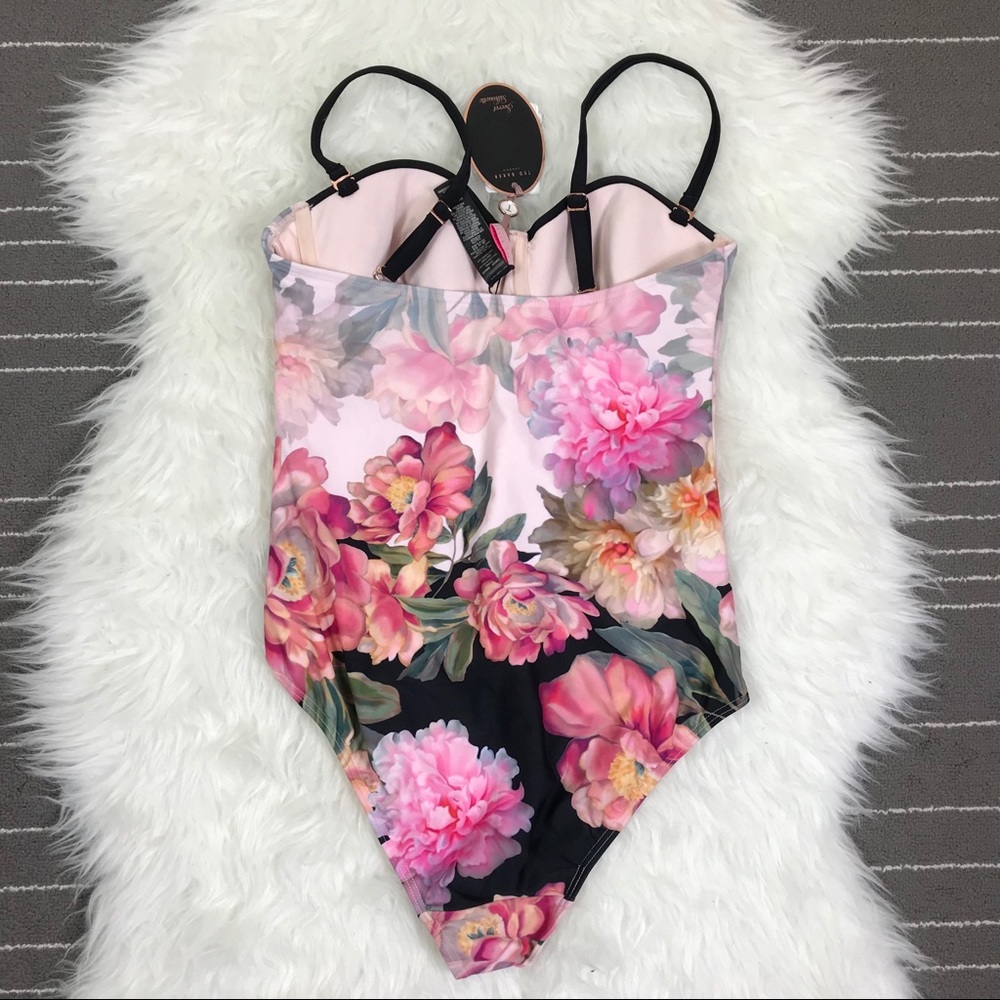 Ted Baker Adanna floral swimsuit - Picture 7 of 10